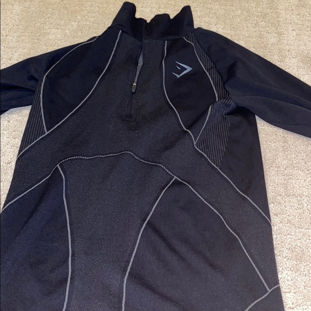 Gymshark long sleeves zip up